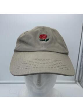 The Hundreds Hunter Tan Rose Hat Baseball Cap Dad Men’s Adjustable *Flaw*